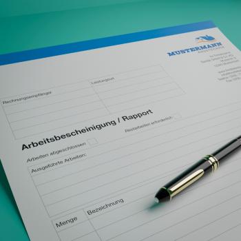 Preview: Rapport-Durchschreibesatz